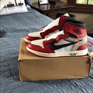 UA Off White Jordan 1 Chicago’s